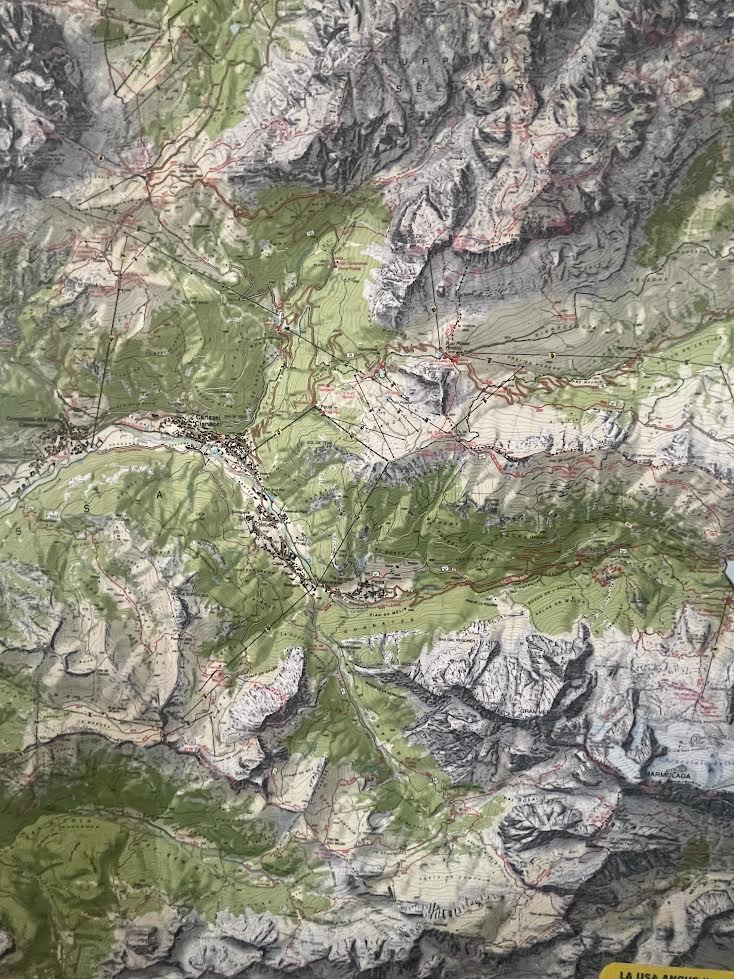 サッソポルドイを中心にしたマップ