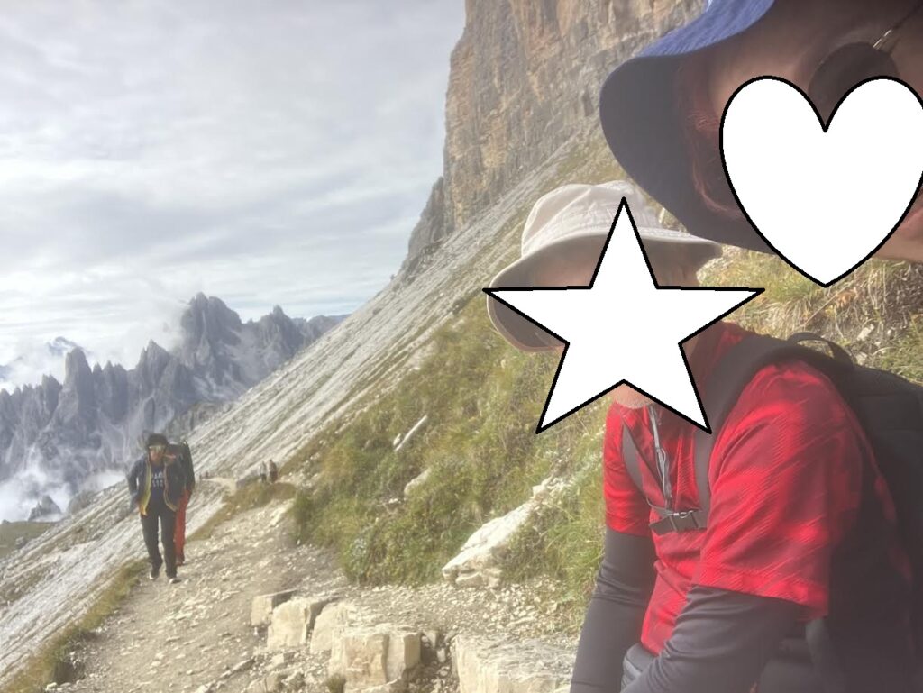 トレ・チーメ周遊のトレッキング