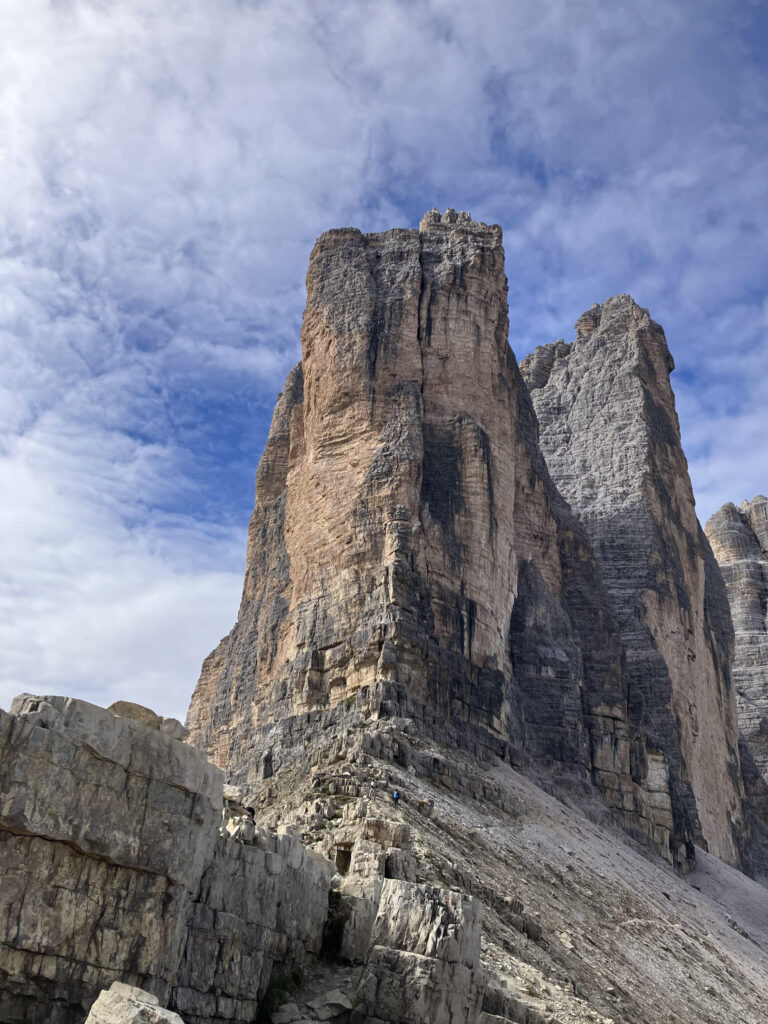 トレ・チーメ、フォルチェララヴァレードから
