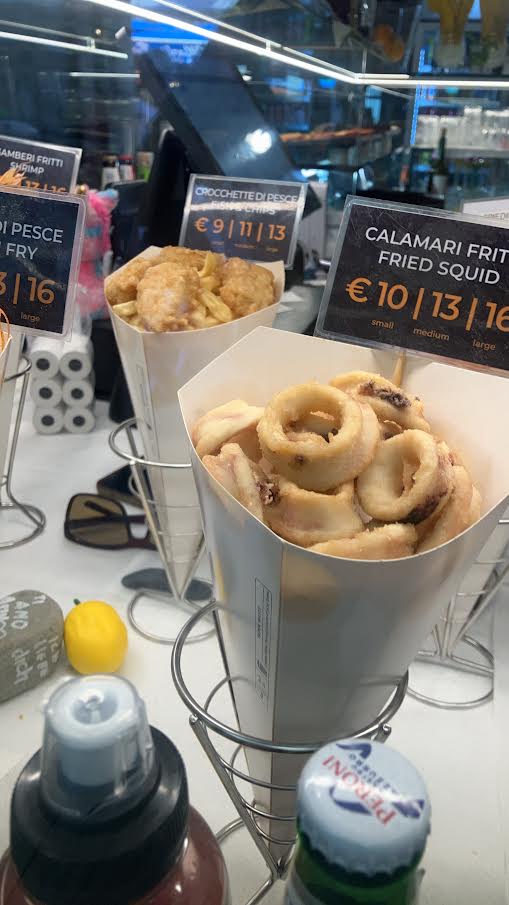 カラマリのフライ