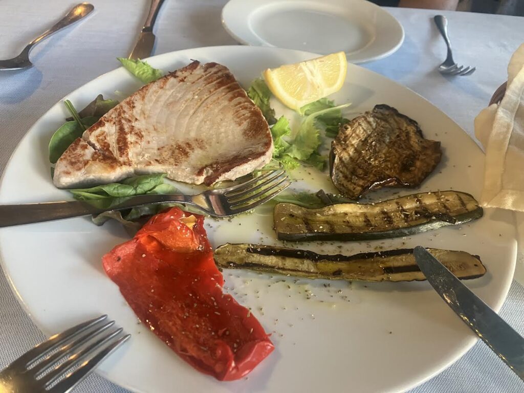 夜ごはんのツナのグリル