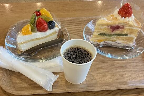 ウェルカムスイーツのケーキ