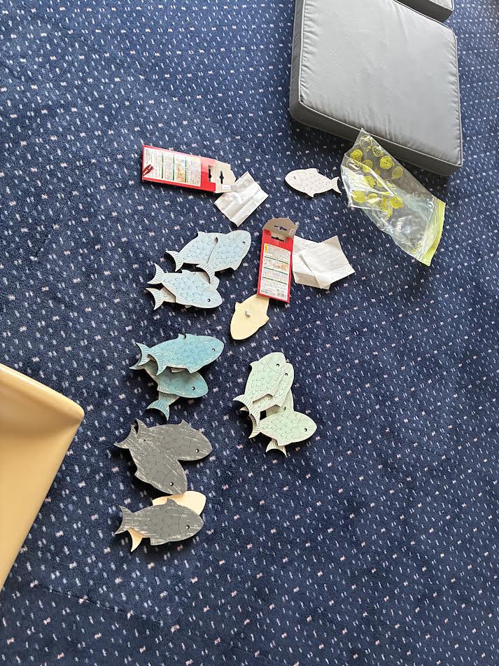 フリマアプリで買ったウォールアート